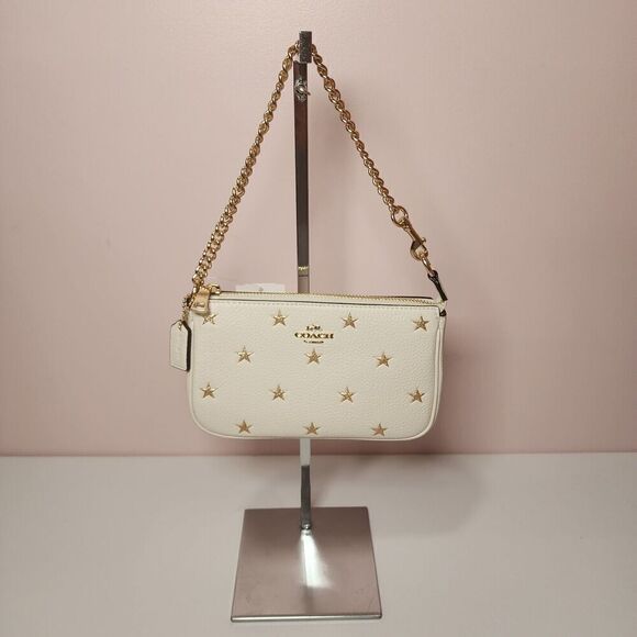 Coach Handbags - NWT Coach CW409 Nolita 19 With Star Print Chalk